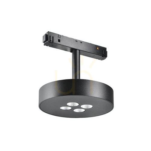 Prüfen Zambelis 20177 Magnet-Schienenstrahler schwarz LED 12 W 3000 K 48 V