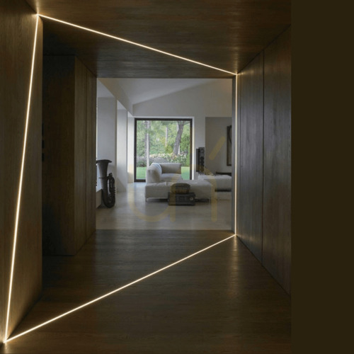 Prüfen LED-Einbauprofil Zambelis 20194, Natur-Aluminium, 2 m, mit opaler PC-Abdeckung