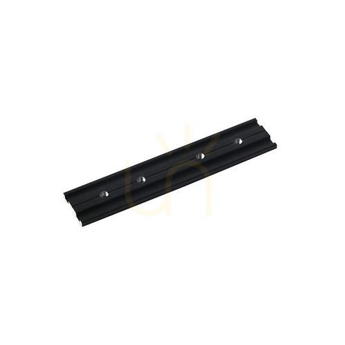 Prüfen Zambelis 2097-B gerader mechanischer Verbinder für tiefe 48-V-Magnetschienen, schwarz