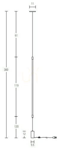 Prüfen 22W LED-Leuchte 22W 3000k Aluminium Schwarz Matt ZAMBELIS
