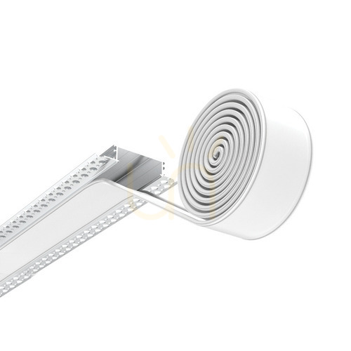 Prüfen Einbau-LED-Profil Zambelis 20328, Aluminium, 2 m, Opaldiffusor und 2 Endkappen