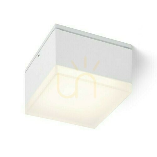 Prüfen Plafonds Outdoor Orin Sq Ceiling Weiß Satin Acryl 230 V Led 10 W Ip54 3000 K