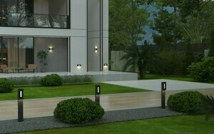 Außenwandleuchte Lutec ARTEO LED 9,5W schwarz Aluminium 6417001454 small 1