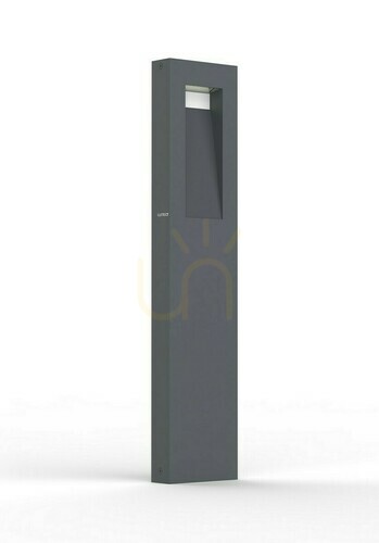 Prüfen Wegeleuchte Lutec ARTEO LED 12,5 W graphitgrau Aluminium 75 cm 7217001454
