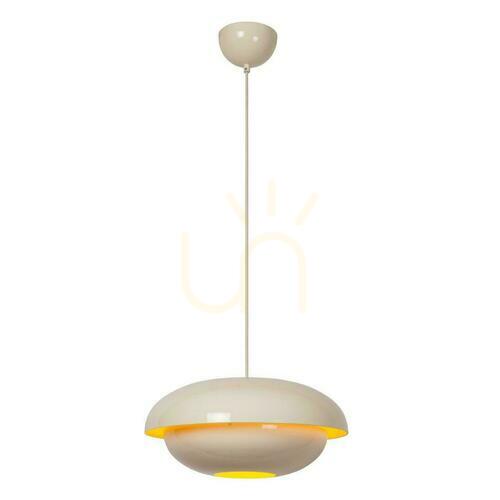 Prüfen Pendelleuchte Lucide YOUNES Beige Metall Retro 40 cm 65404/40/38