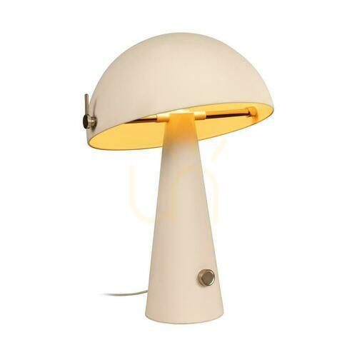 Prüfen Tischleuchte Lucide BARONE Beige Gold E27 Metall 65502/52/38