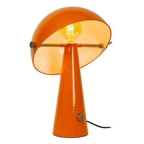 Prüfen Tischleuchte Lucide BARONE orange Metall Retro E27 38 cm 65502/52/53