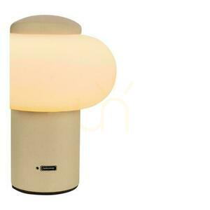 Tischleuchte Lucide GUSTAV Beige Glas LED dimmbar USB 44520/01/38 small 7