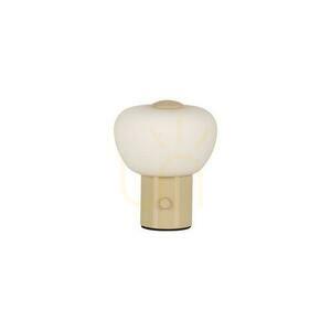 Tischleuchte Lucide GUSTAV beige Glas LED dimmbar USB 44521/01/38 small 2
