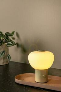 Tischleuchte Lucide GUSTAV beige Glas LED dimmbar USB 44521/01/38 small 4