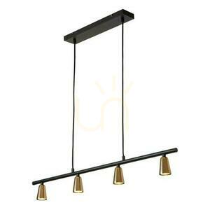 Pendelleuchte Lucide Tiana 4-flammig Beige Schwarz Metall GU10 65401/04/05 small 8