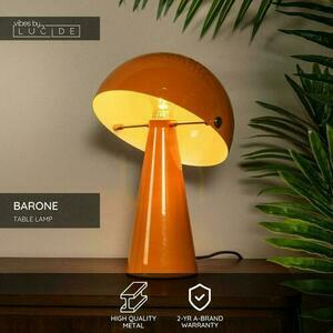 Tischleuchte Lucide BARONE Kupfer Metall Retro 65502/33/53 small 3