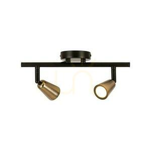 Wandleuchte Lucide TIANA, champagnerfarben und schwarz, Metall, 2×GU10, 65901/02/05 small 1