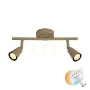 Wandleuchte Lucide TIANA Beige Metall GU10 2-flammig 65901/02/41 small 0