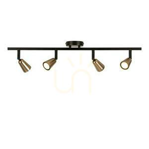 Deckenleuchte außen Lucide Tiana 4-flammig Beige Schwarz GU10 Metall 65901/04/05 small 6