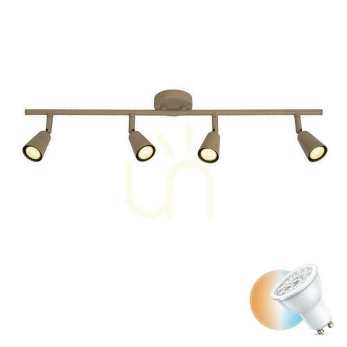 Prüfen Deckenstrahler Lucide TIANA Taupe Metall 4xGU10 76 cm 65901/04/41