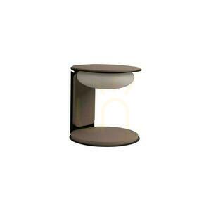 Tischleuchte Lucide ALINDA Beige Holz Glas LED USB 77591/15/41 small 2