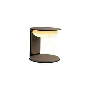 Tischleuchte Lucide ALINDA Beige Holz Glas LED USB 77591/15/41 small 0