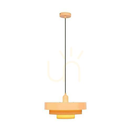 Prüfen Pendelleuchte Lucide RUNA Rosa 35 cm Metall Retro 21443/35/66