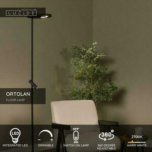 Stehleuchte Lucide ORTOLAN schwarz LED dimmbar 177 cm 03752/21/30 small 3