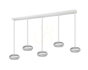 LED-Pendelleuchte TRIO TARSIA 337810531, mattweiß, 5-flammig, 4000 K, 161,5 cm small 3