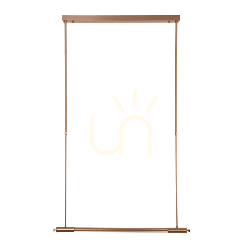 Prüfen Pendelleuchte Max Light Flusore P0659D gebürstetes Kupfer LED 12W 3000K dimmbar