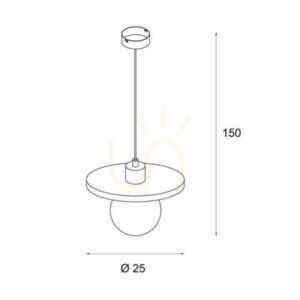 Pendelleuchte Max Light Lando P0650 small 1