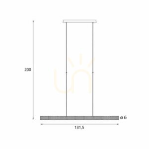 Pendelleuchte Max Light Love P0647 chrom LED 37W 3000K small 1