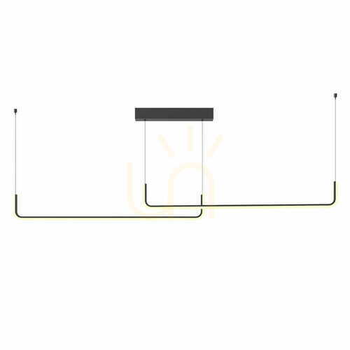 Prüfen Pendelleuchte Max Light URUS P0645 LED 30W 3000K schwarz