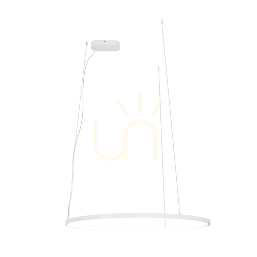 Prüfen Pendelleuchte Max Light Visual Hor 28W Weiß 80 cm 3000K P0657