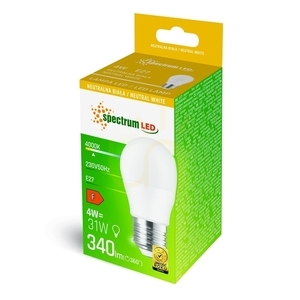 LED-Glühbirne Kugel E27 230V 4W NW Spektrum. 1 LED-Glühbirne Kugel E27 230V 4W NW Spektrum. small 1
