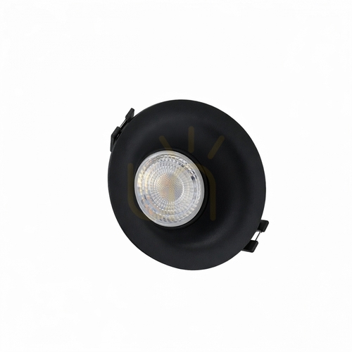 Prüfen FialeV Basic GU10 Einbauleuchte IP20 Fi86 X41mm Schwarz Rund.