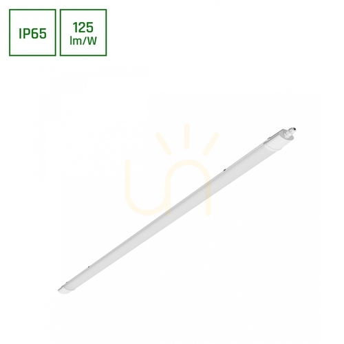 Prüfen Lichtleiste Limea Mini Ii Hermetic 600mm 18W NW 230V 120 St IP65 52×34×600mm Weiß