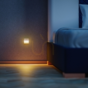 Lumina Pop RGBw+Dim PIR Treppenbeleuchtung 500mah Usb C Weiß 78x80x22 2 Pack. small 7