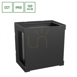 Verto Square Cup 10W CCT Außenwandleuchte 230V IP65 160 X160 X110mm Schwarz 0 Verto Square Cup 10W CCT Außenwandleuchte 230V IP65 160 X160 X110mm Schwarz small 0