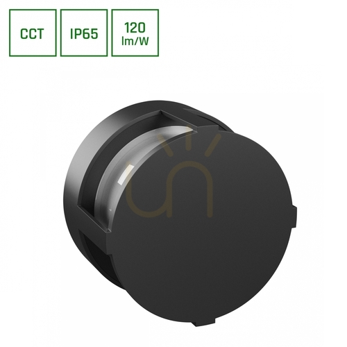 Prüfen Außenwandleuchte Verto Round Cup 10W CCT 230V IP65 170 X110mm Schwarz
