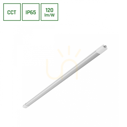 Prüfen LIMEA SELECT Hermetischer Lichtbalken 1200mm 36W 3 CCT 230V 120 St IP65 36×46×1200 Weiß
