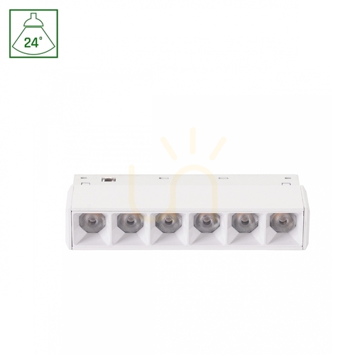 Prüfen System Shift Basic Grid Xs Lineare Leuchte 110mm 6W 2700 K Weiß.