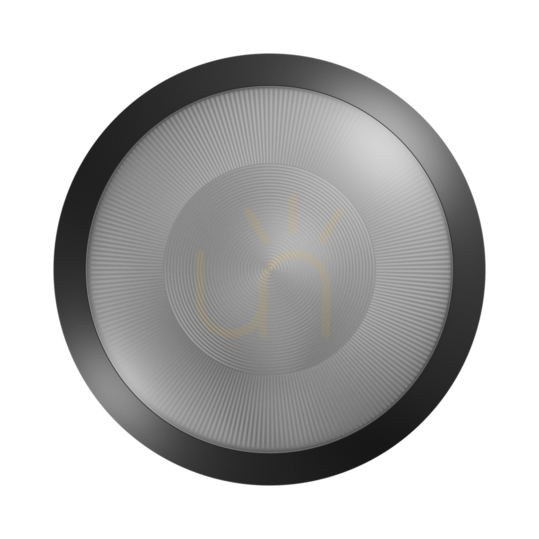 Aussicht Plafond Nymphea Omni Schwarz E27 230V IP65 Ik08 Fi300 X90mm Schwarz Rund. Plafond Nymphea Omni Schwarz E27 230V IP65 Ik08 Fi300 X90mm Schwarz Rund.