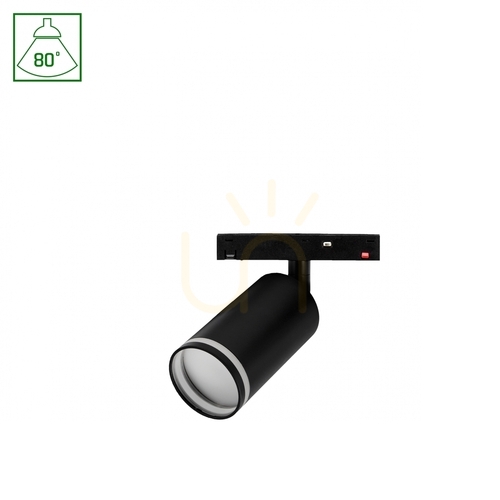 Prüfen Strahler für Stromschienen System Shift Basic Spot S Ring Richtstrahler 55 X100 X160mm 7W 2700 K Schwarz
