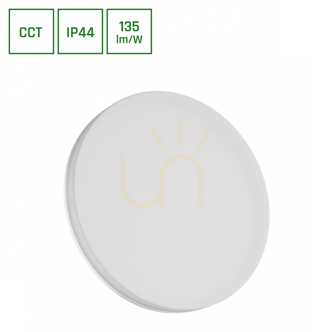 Plafond NYMPHEA FUSION 20 W/30 W/40W CCT 230V 120 St IP44 Fi330 X53mm White