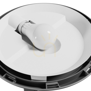 Plafond Nymphea Omni Schwarz Sense E27 230V IP65 Ik08 Fi300 X90mm Schwarz Rund Bewegungsmelder small 4