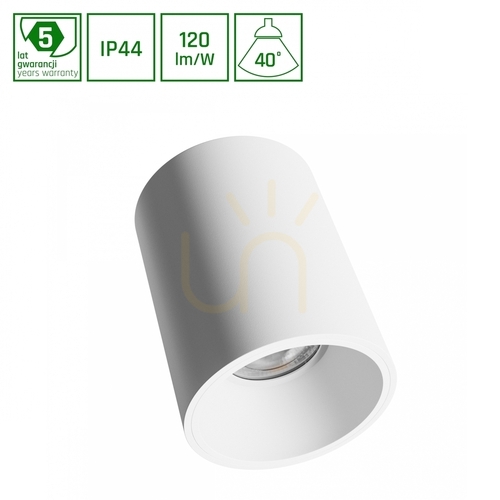 Prüfen Downlight ORBITO Anbauleuchte 10W NW 230V 40 St IP44 Ugr<19 Ra90 Fi75 X100mm Weiß Rund 5 Jahre