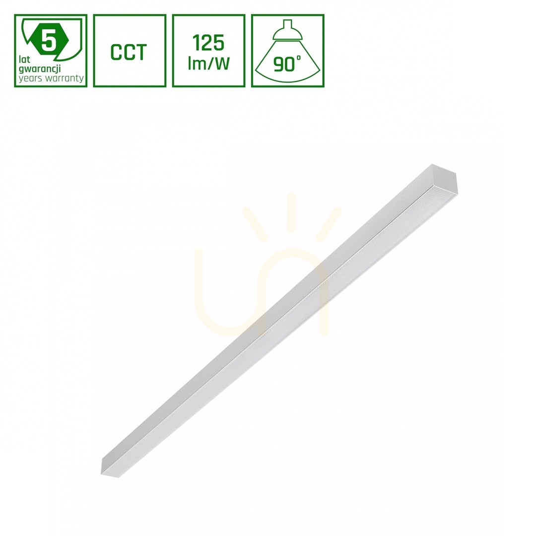 Prüfen ALLDAY BASIC Lighting Bar 40W 3 CCT 230V 90st IP20 1203x42x37mm Weiß Pr Ugr<19 5 Jahre Garantie. ALLDAY BASIC Lighting Bar 40W 3 CCT 230V 90st IP20 1203x42x37mm Weiß Pr Ugr<19 5 Jahre Garantie.