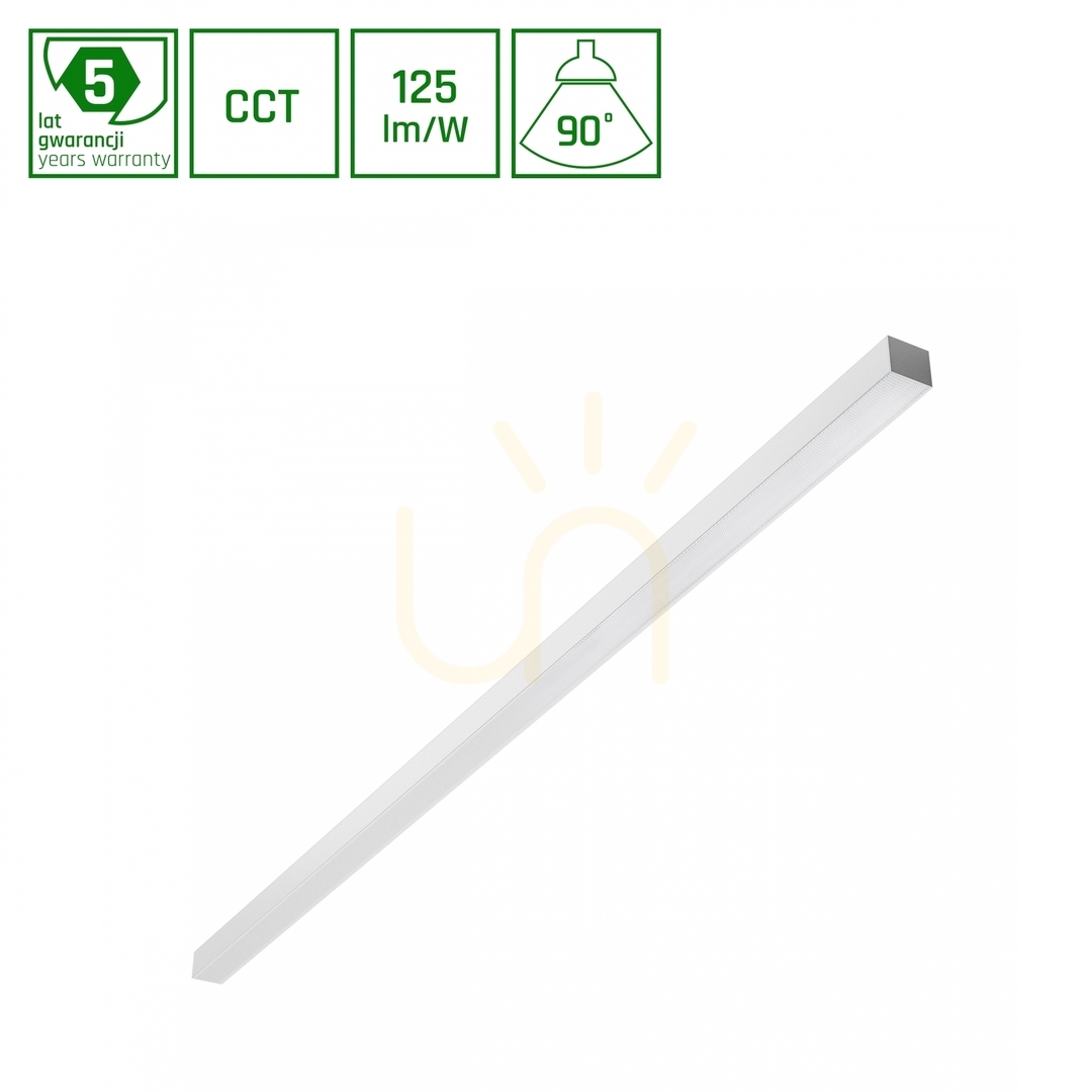 Prüfen ALLDAY BASIC Lighting Bar 50W 3 CCT 230V 90st IP20 1503x42x37mm Weiß Pr Ugr<19 5 Jahre Garantie. ALLDAY BASIC Lighting Bar 50W 3 CCT 230V 90st IP20 1503x42x37mm Weiß Pr Ugr<19 5 Jahre Garantie.