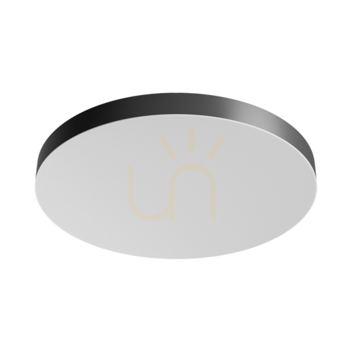 Prüfen Plafond Nymphea Optima Schwarz 65W CCT 230V 120 St IP20 Fi600 X50mm Weiß Schwarz Rund.