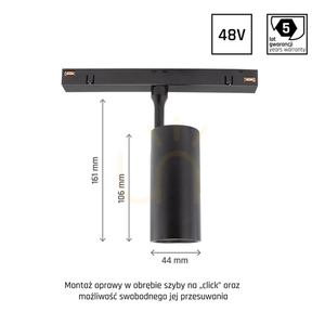 Spotlight für Stromschienen System Shift Smart Spotm Richtungsleuchte 44x100x145mm 10W 24st Schwarz CCT/Dim 5 Jahre Garantie. 13 Spotlight für Stromschienen System Shift Smart Spotm Richtungsleuchte 44x100x145mm 10W 24st Schwarz CCT/Dim 5 Jahre Garantie. small 13