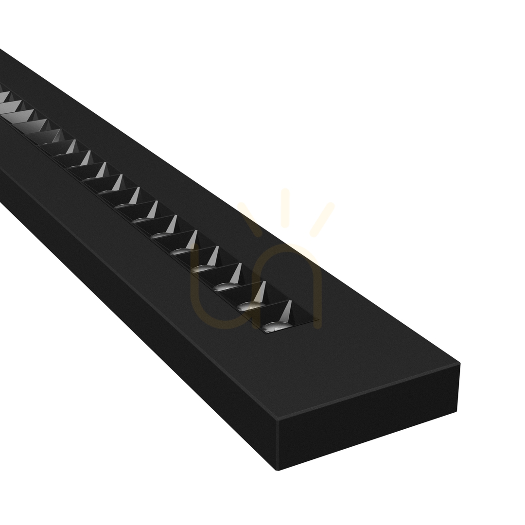 Aussicht Wld Plank 20 W/30 W/40 Watt CCT 230V 40° IP20 Lichtleiste 1200 X100 X25 Schwarz. Wld Plank 20 W/30 W/40 Watt CCT 230V 40° IP20 Lichtleiste 1200 X100 X25 Schwarz.
