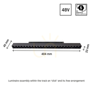 System Shift Smart Grid L Linear Light 440x23x42mm 24W 40st Schwarz CCT/Dim 5 Jahre Garantie. 7 System Shift Smart Grid L Linear Light 440x23x42mm 24W 40st Schwarz CCT/Dim 5 Jahre Garantie. small 7