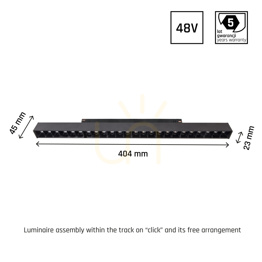 Vorschau System Shift Smart Grid L Linear Light 440x23x42mm 24W 40st Schwarz CCT/Dim 5 Jahre Garantie. System Shift Smart Grid L Linear Light 440x23x42mm 24W 40st Schwarz CCT/Dim 5 Jahre Garantie.